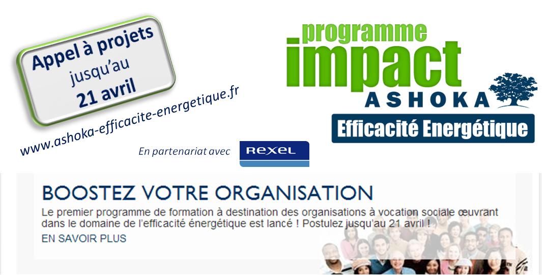 Ashoka: appel à projets efficacité énergétique