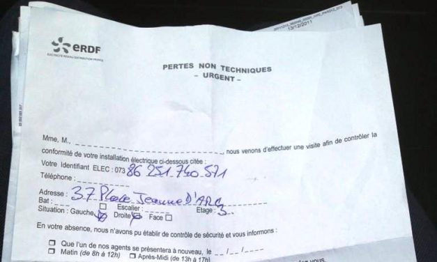 Une Parisienne dénonce les pratiques d&rsquo;ERDF