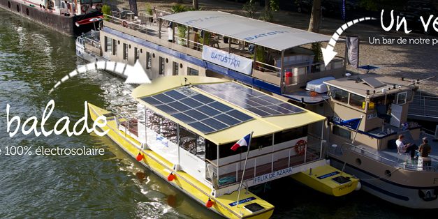 Batostar, premier bateau électro-solaire à Paris