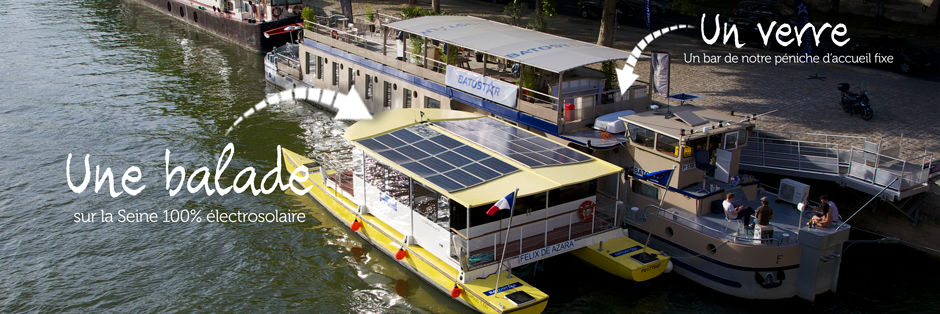 Batostar, premier bateau électro-solaire à Paris