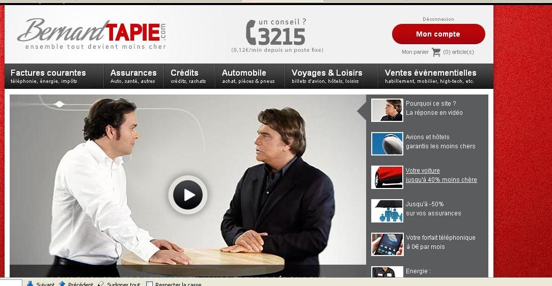 Energie: Bernard Tapie opposé au projet de loi NOME?