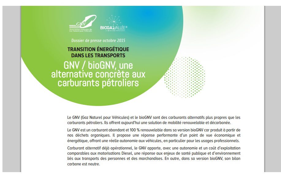 Le GNV (et bioGNV) communique