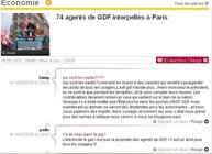 La grève côté internautes