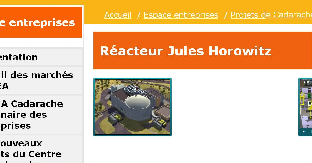 Création du réacteur Jules Horowitz à Cadarache