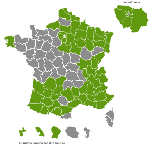Hydrocarbures: la carte des permis de recherche