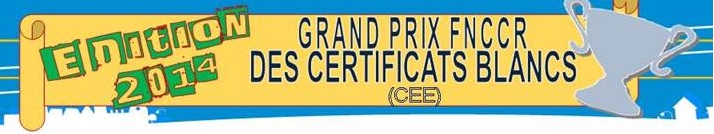 Grand prix FNCCR des certificats blancs : édition 2014
