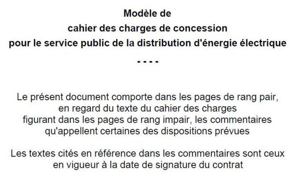 Concessions de distribution: appel à la vigilance