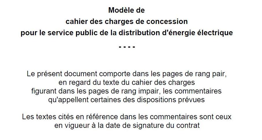 Concessions de distribution: appel à la vigilance