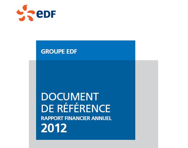 Document de référence 2012 d’EDF