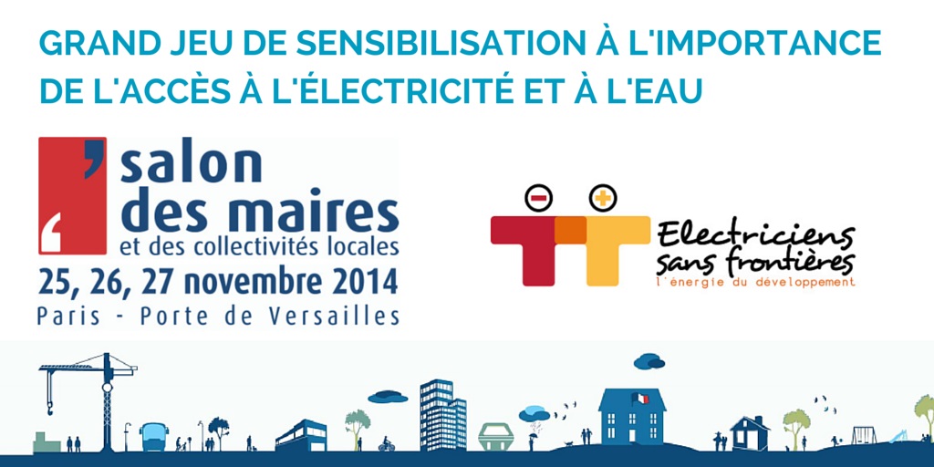 Electriciens sans frontières au Salon des Maires 2014