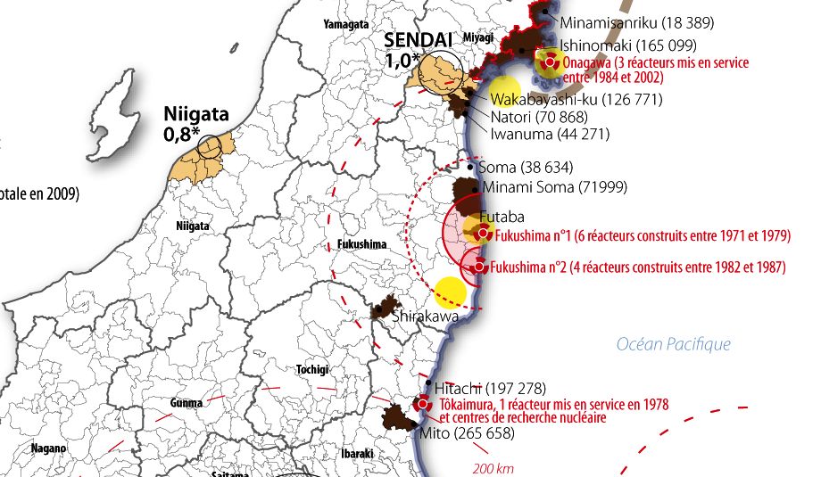 Situation au Japon: point IRSN