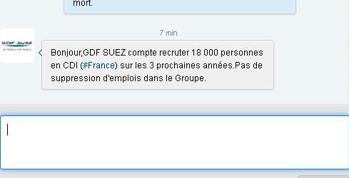 GDF Suez dément toute suppression d’emplois