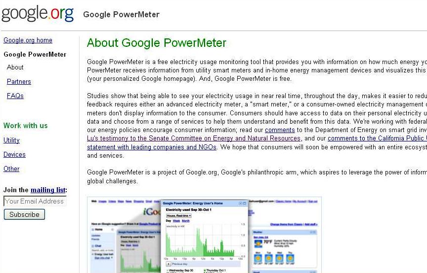 Google, fournisseur d&rsquo;energy