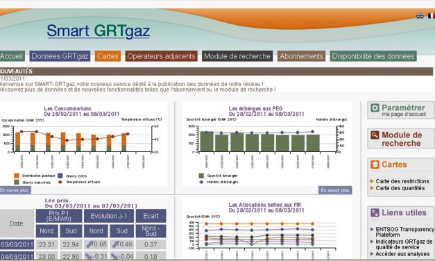 GRT gaz lance un nouvel outil d’information