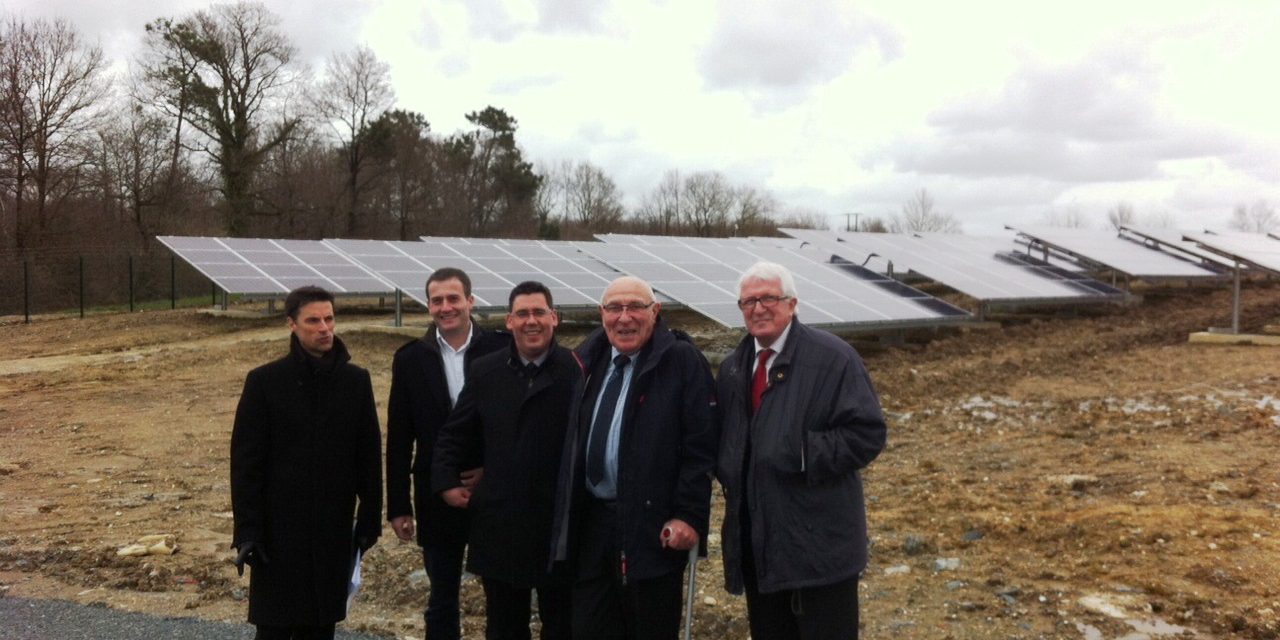 Sergies : inauguration d’une centrale photovoltaïque