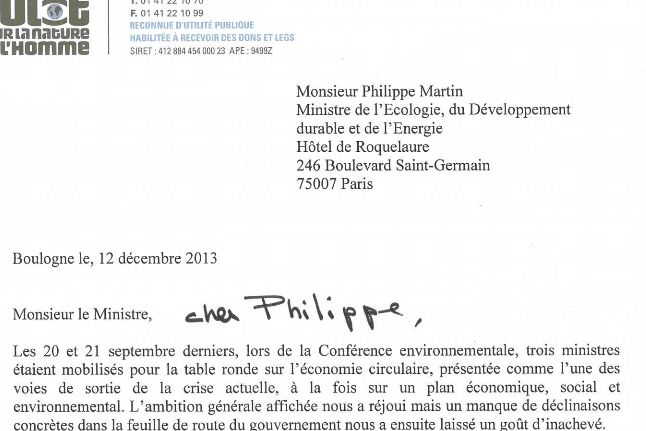 Cher Philippe, amicalement Nicolas