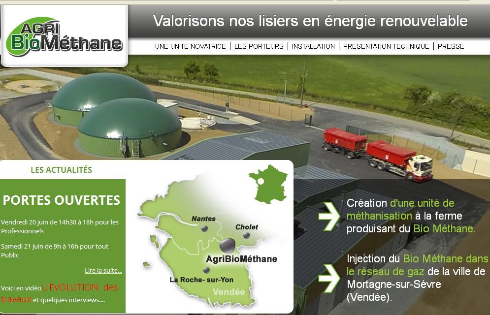 Biogaz: l’unité méthanisation de Mortagne-sur-Sèvre inaugurée
