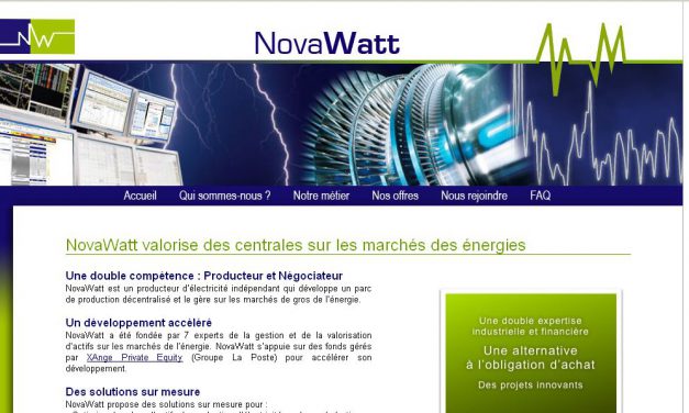 NovaWatt retenue par RTE
