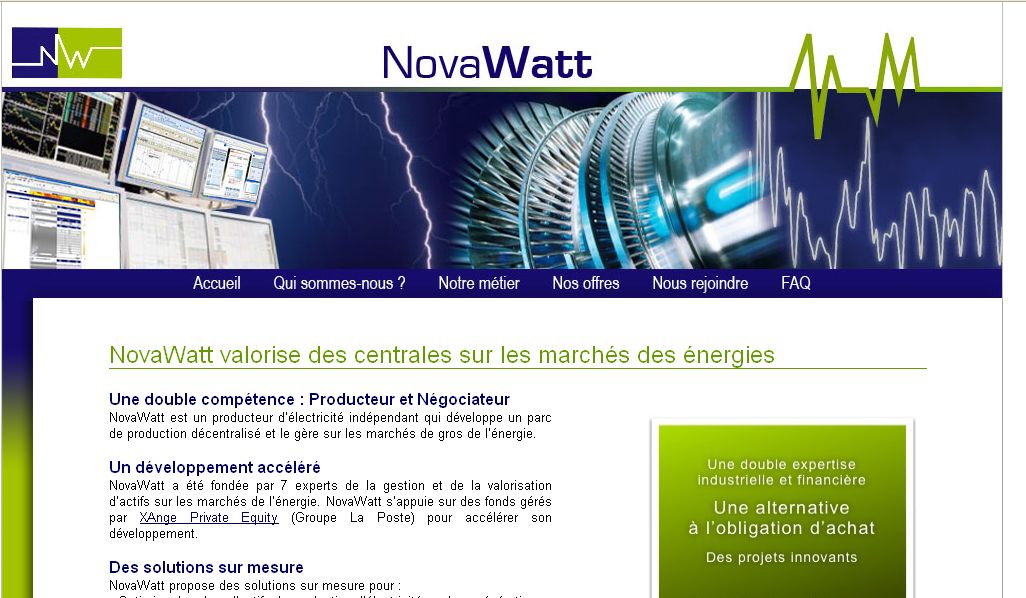 NovaWatt retenue par RTE