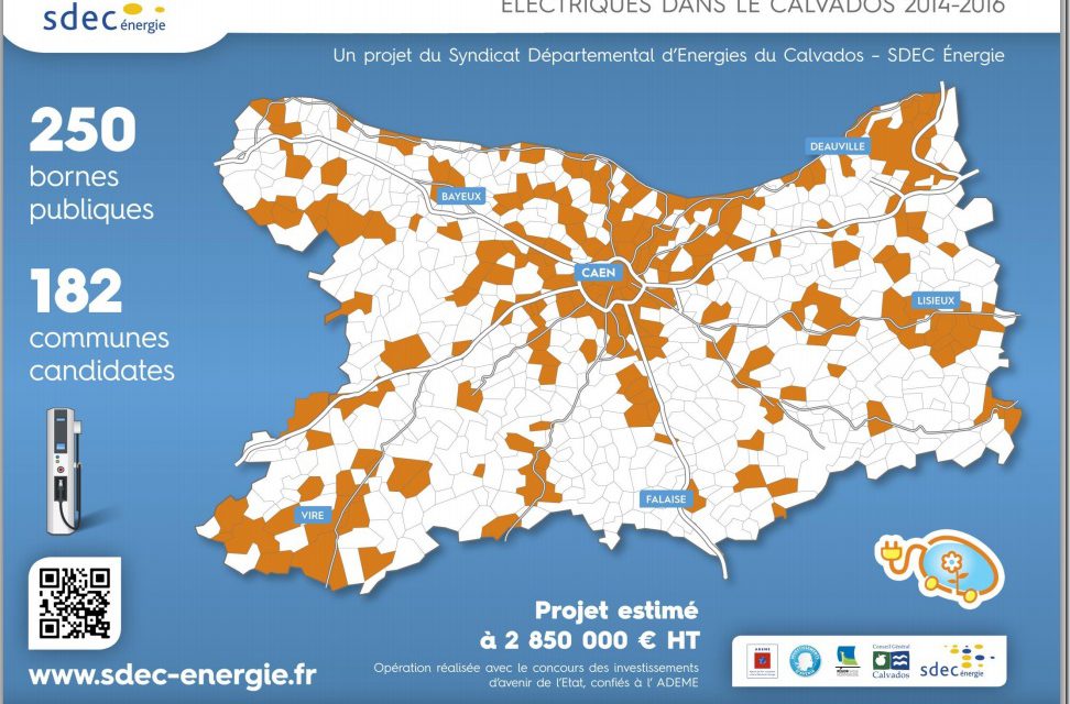 Calvados: première borne de charge du réseau MobiSDEC