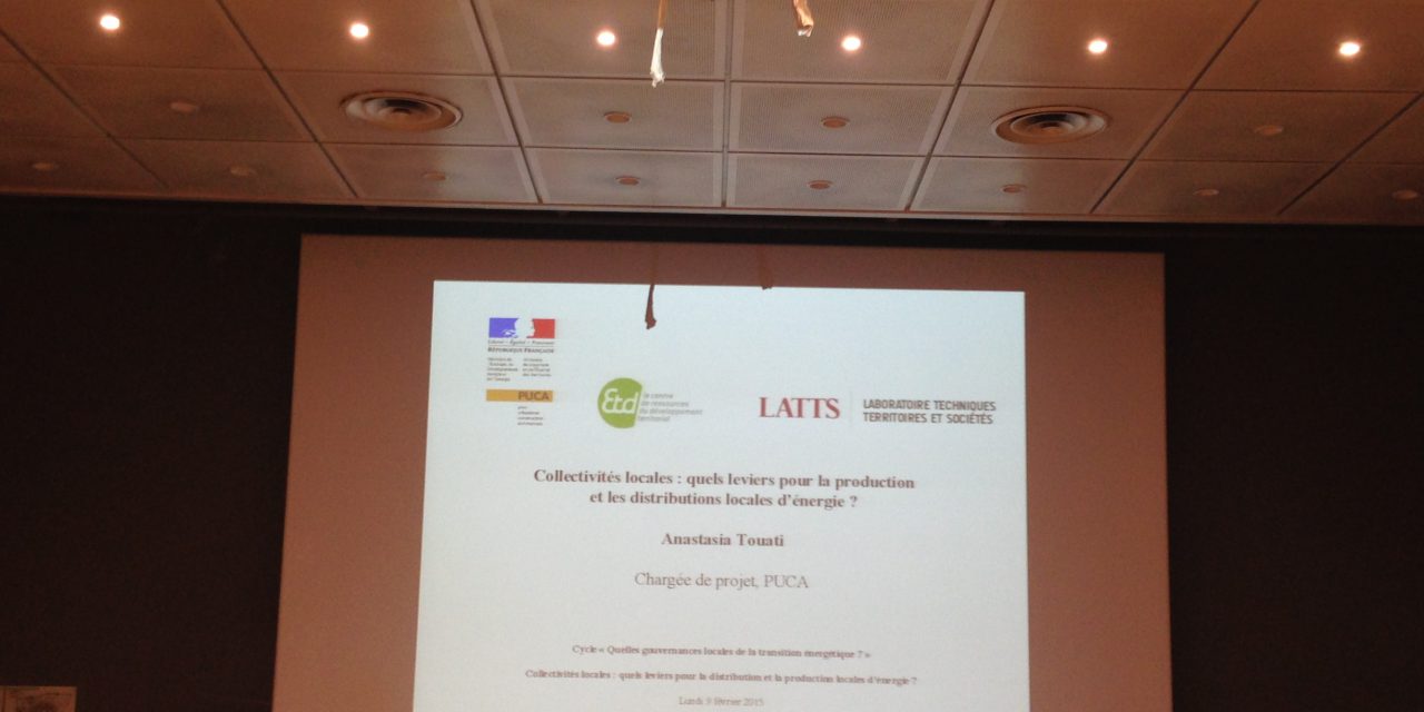 Puca-Latts: production d’énergie et régulation locale