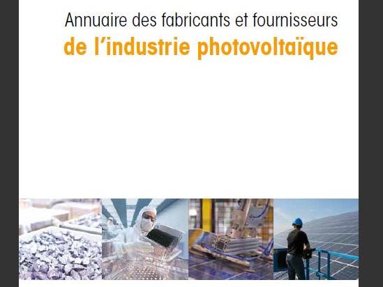 Publication d’un annuaire de l’industrie photovoltaïque