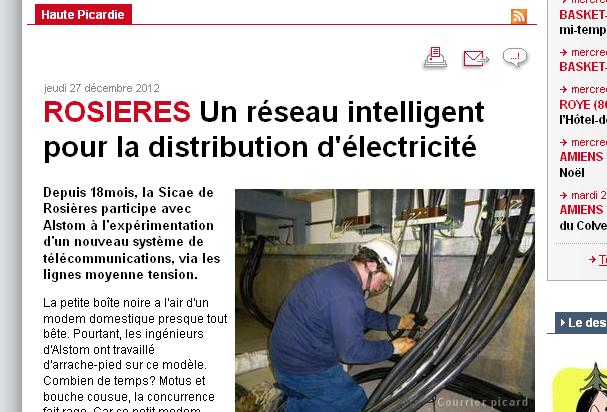 La Sicae de Rosières teste son smart grid avec Alstom