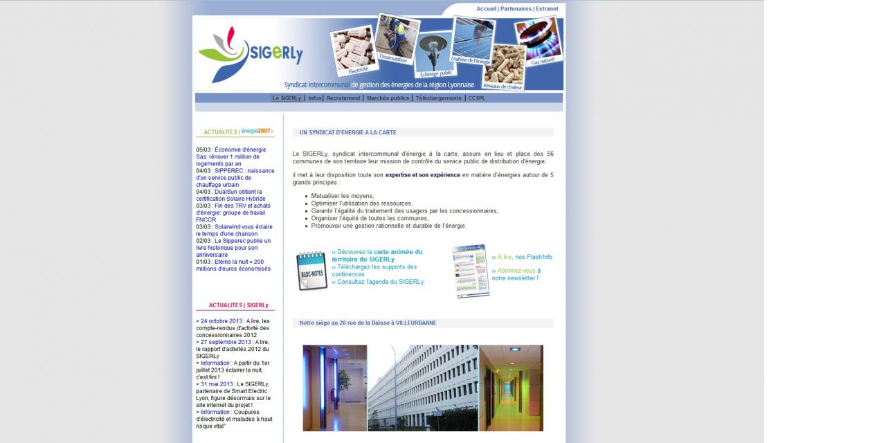 SIGERLy : groupement de commande gaz