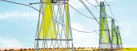 Des éoliennes dans les pylones?