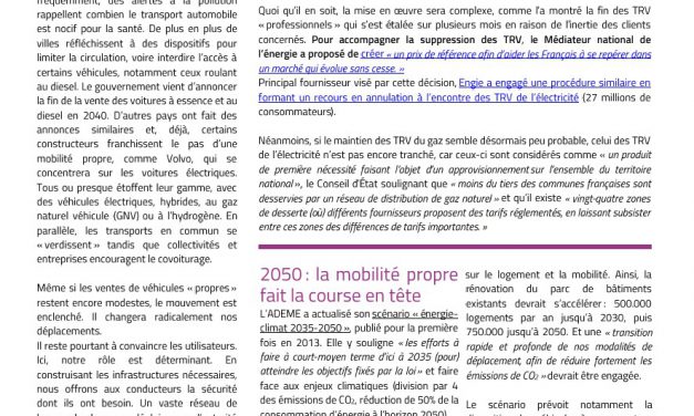 Newsletter territoire d’énergie n° 4