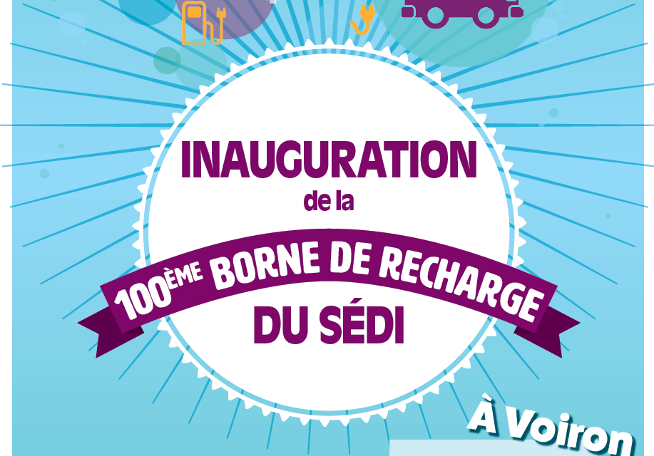 Bornes de recharge : et de 100 pour le SEDI !