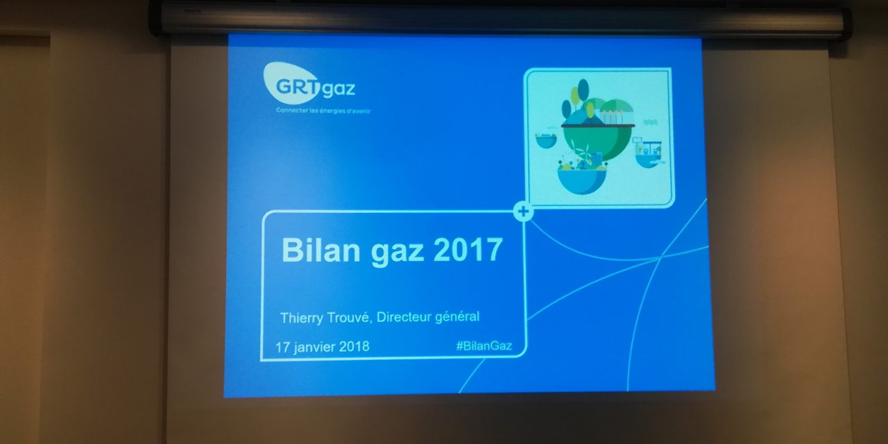 GRTgaz présente son bilan gaz 2017