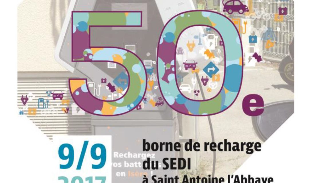 Isère : déjà 50 bornes de recharge installées