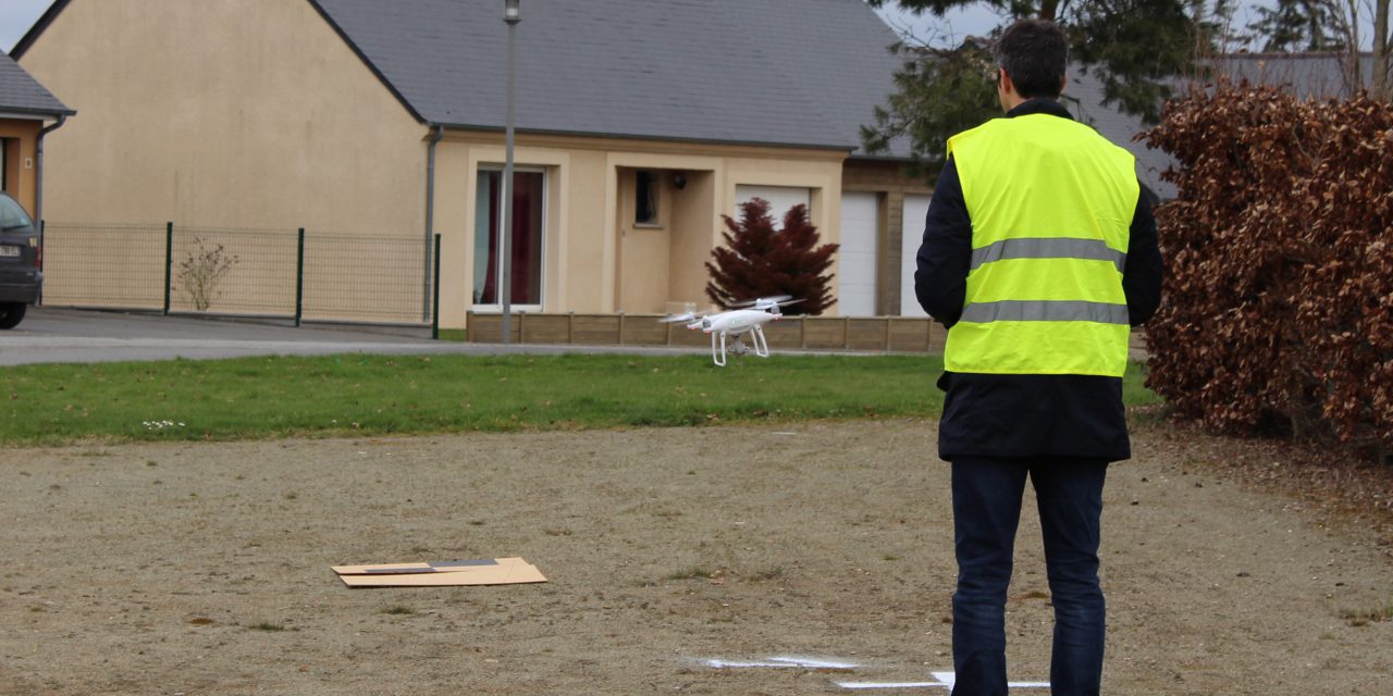 Mayenne: un drone pour le géo-référencement des réseaux