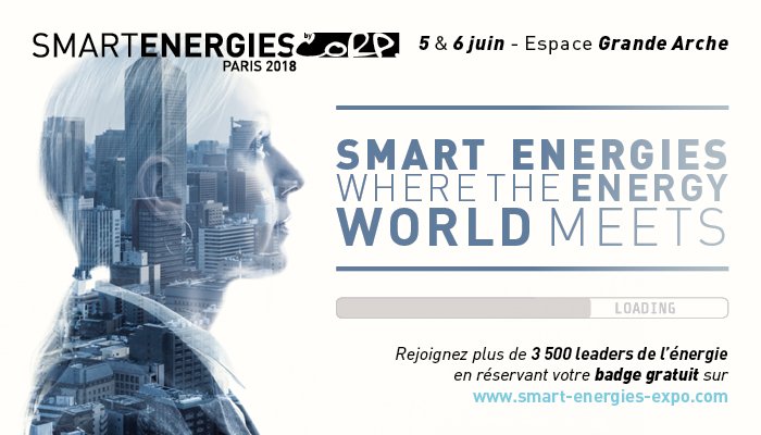 La FNCCR et territoire d’énergie partenaires de Smart Energies 2018