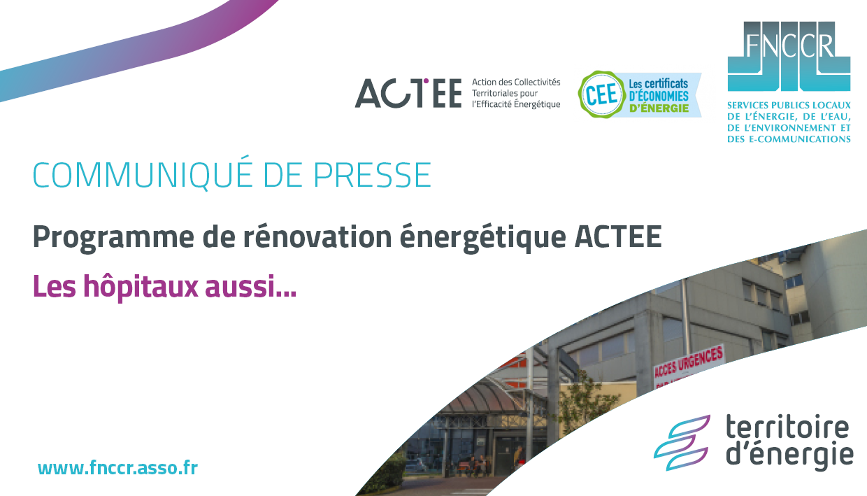 Rénovation énergétique : ACTEE étend son action aux bâtiment de la santé
