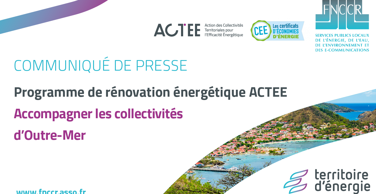 Programme de rénovation énergétique ACTEE : accompagner les collectivités d’Outre-Mer