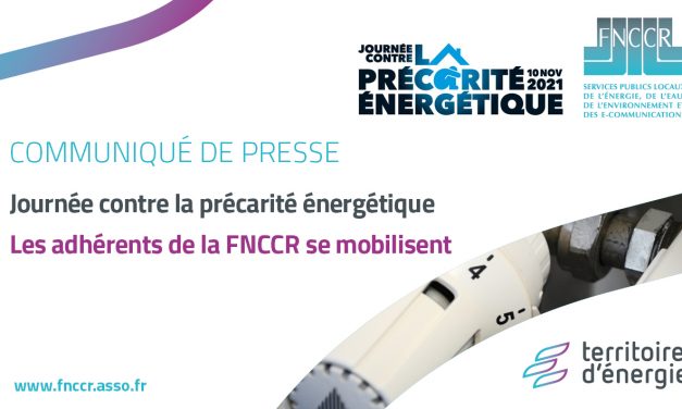 Journée contre la précarité énergétique : les adhérents FNCCR se mobilisent