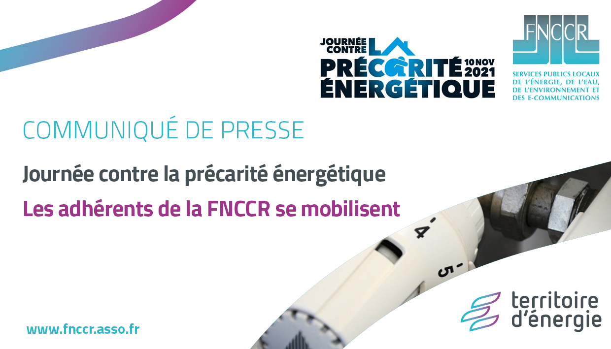 Journée contre la précarité énergétique : les adhérents FNCCR se mobilisent