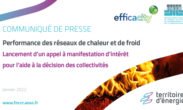 Réseaux de chaleur et de froid : lancement d’un AMI pour les collectivités