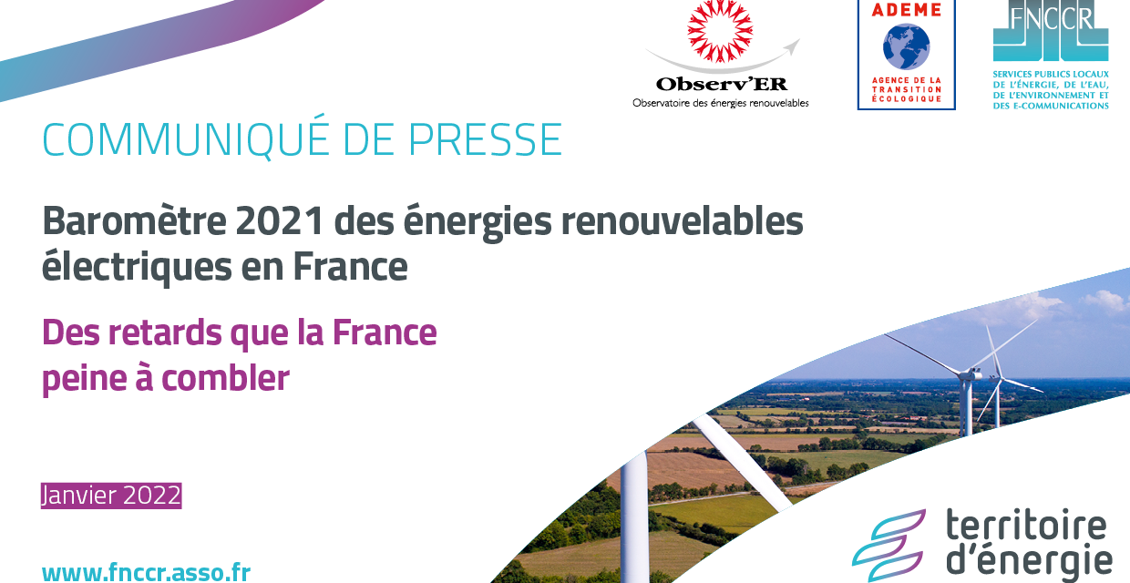 Publication du baromètre 2021 des EnR électriques en France