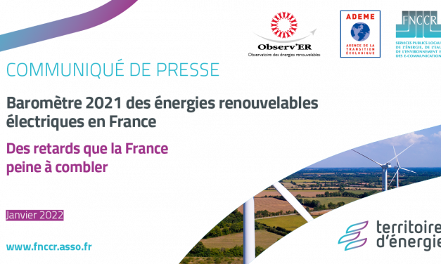 Publication du baromètre 2021 des EnR électriques en France