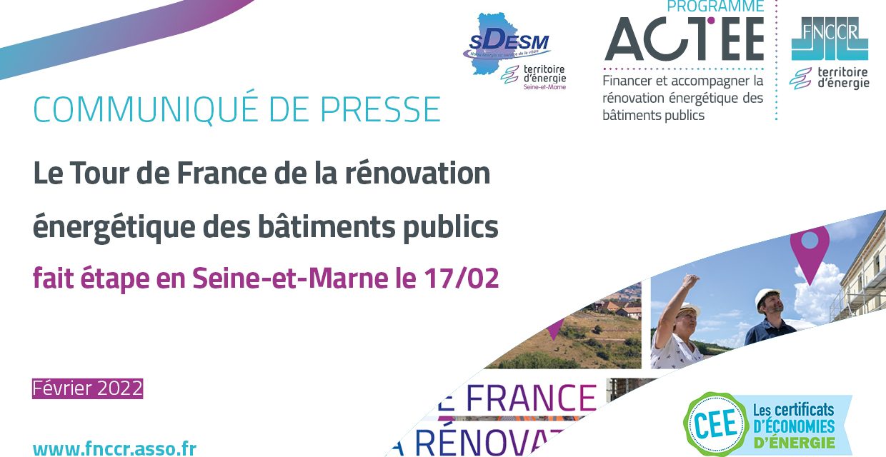 Rénovation énergétique : l’ACTEE Tour fait étape en Seine-et-Marne