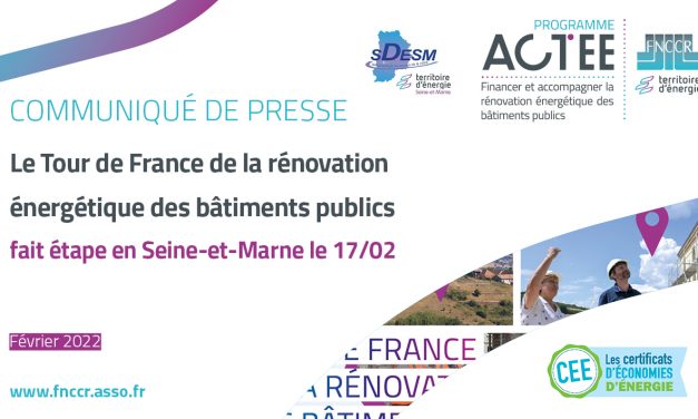 Rénovation énergétique : l’ACTEE Tour fait étape en Seine-et-Marne