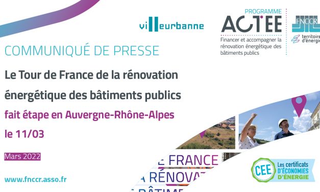 L’ACTEE Tour fait étape à Villeurbanne (Rhône) le 11 mars