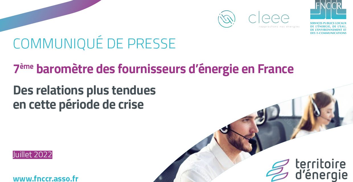 7e baromètre CLEEE-FNCCR : les relations avec les fournisseurs plus tendues en période de crise