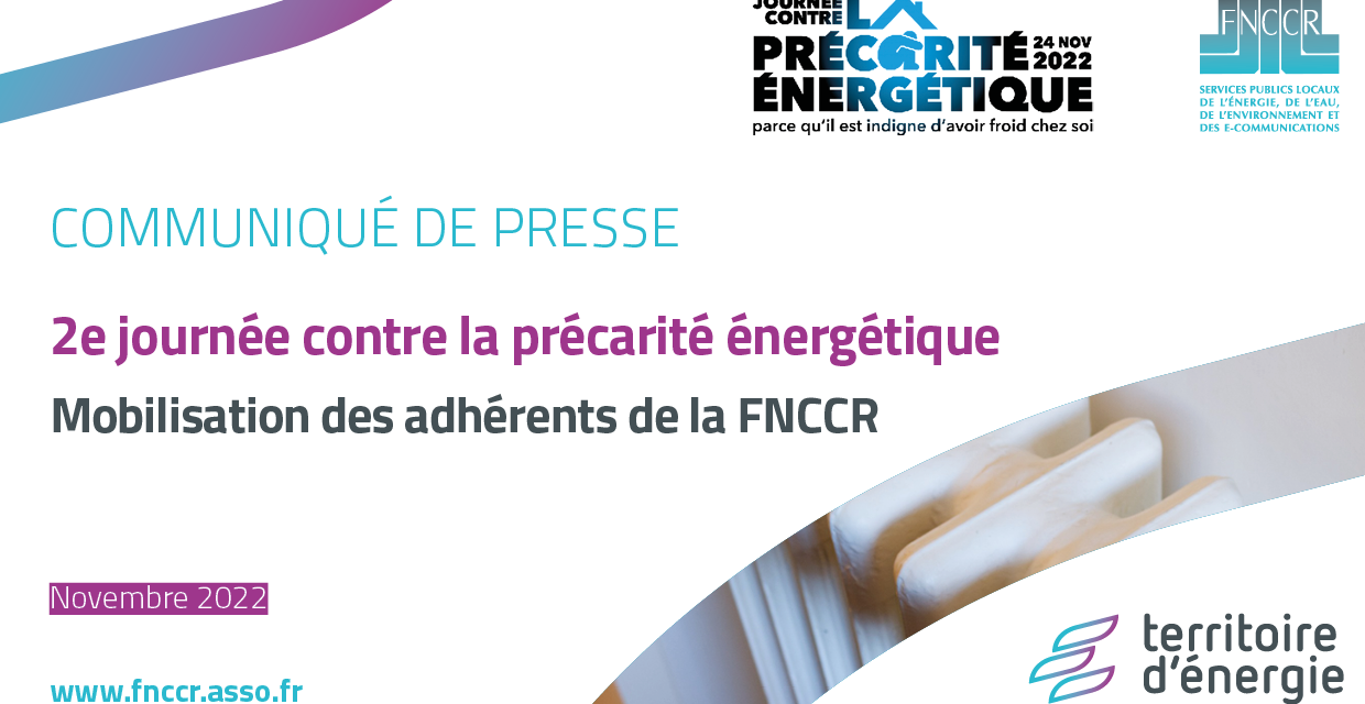 2e journée contre la précarité énergétique : mobilisation des adhérents de la FNCCR