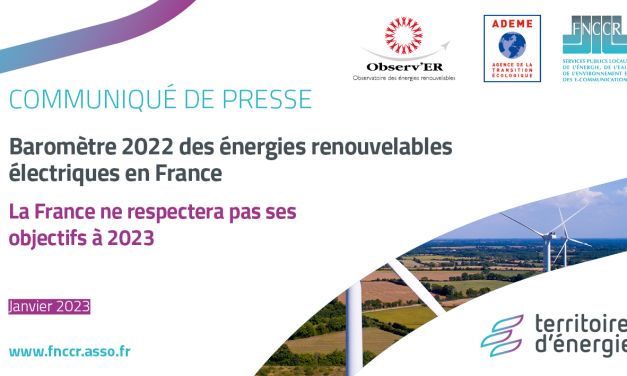 Présentation du baromètre 2022 des EnR électriques en France