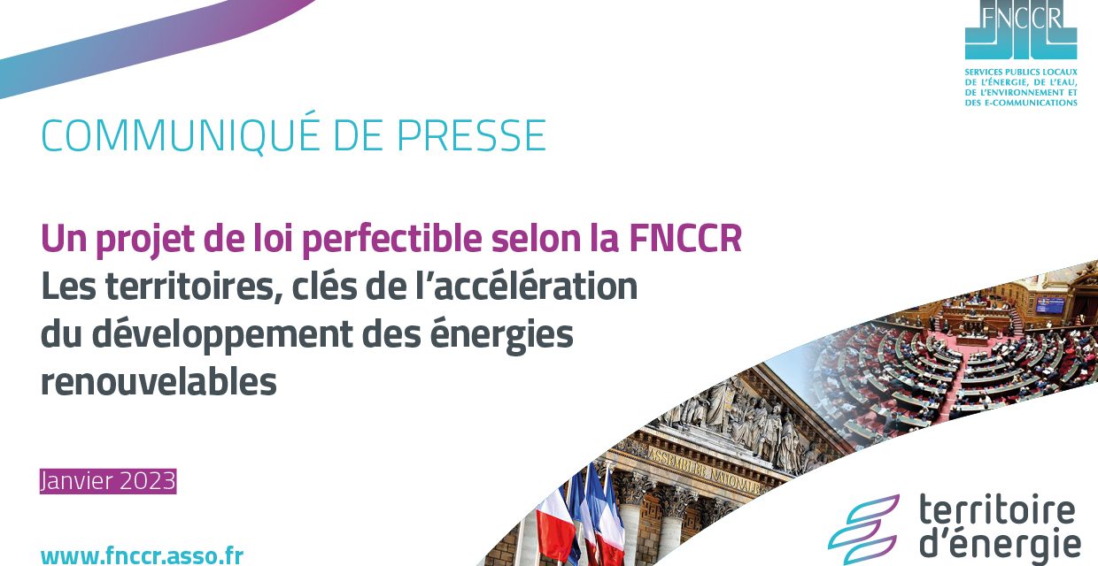 Projet de loi : les territoires, clés de l’accélération du développement des EnR