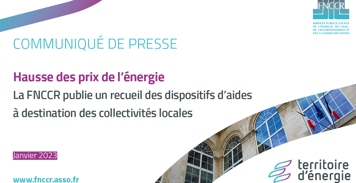 Hausse des prix de l’énergie : la FNCCR publie un recueil d’aides pour les collectivités locales